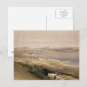 Carte Postale Ville de Tibériade sur la mer de Galilée (Devant / Derrière)