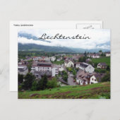 Carte Postale ville de vaduz (Devant / Derrière)