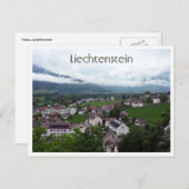 Carte Postale ville de vaduz (Devant / Derrière)