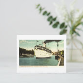Carte Postale Ville de vapeur de South Haven Grands Lacs (Debout devant)