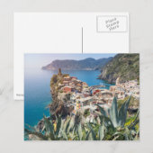 Carte Postale Ville de Vernazza dans les Cinque Terre (Devant / Derrière)