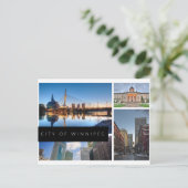 Carte Postale Ville de Winnipeg (Debout devant)