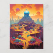 Carte Postale Ville d'Imaginaire surréaliste (Devant)