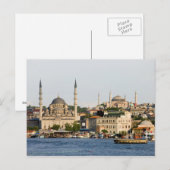 Carte Postale Ville d'Istanbul Skyline (Devant / Derrière)