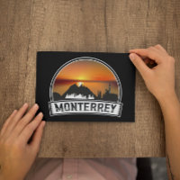 Ville du coucher de soleil de Monterrey Mexique