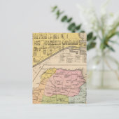 Carte Postale Ville du Delaware, Lion rouge (Debout devant)