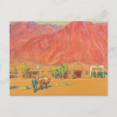 Carte Postale Ville et falaises par Maynard Dixon (Devant)