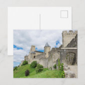 Carte Postale Ville Fortifiée De Carcassonne (Devant / Derrière)