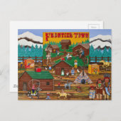 Carte Postale Ville Frontière (Devant / Derrière)