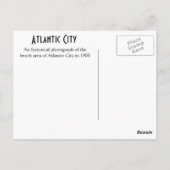 Carte Postale Ville historique d'Atlantic (Dos)