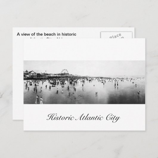 Carte Postale Ville historique d'Atlantic (Devant / Derrière)