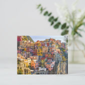 Carte Postale Ville italienne sur la Méditerranée (Debout devant)