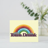 Carte Postale Ville ivre (Debout devant)