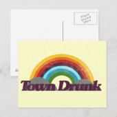 Carte Postale Ville ivre (Devant / Derrière)