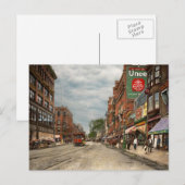 Carte Postale Ville - Lowell MA - Une bonne société de barrage 1 (Devant / Derrière)