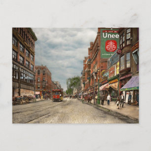 Carte Postale Ville - Lowell MA - Une bonne société de barrage 1