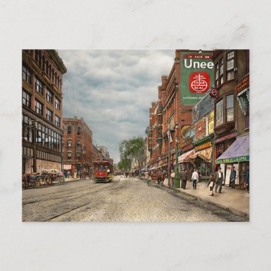 Carte Postale Ville - Lowell MA - Une bonne société de barrage 1 (Devant)