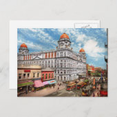 Carte Postale Ville - NY - La courte vie Grand Central 1900 (Devant / Derrière)