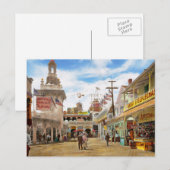 Carte Postale Ville - NY - La Grande Steeplechase 1903 (Devant / Derrière)