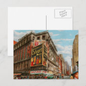 Carte Postale Ville - NY - Tastee's et Macy's 1942 (Devant / Derrière)
