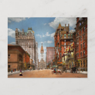 Carte Postale Ville - PA Philadelphie - Broad Street 1905