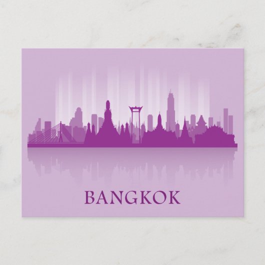 Carte Postale Ville Paysage Skyline | Bangkok, Thaïlande (Devant)