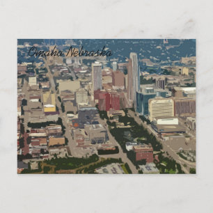 Carte Postale Ville peinte (Omaha Nebraska)