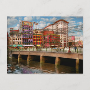 Carte Postale Ville - Providence RI - Crawford Street Bridge 190
