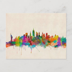 Carte Postale Ville Skyline de New York