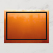 Carte Postale Ville Sunset Design Impressionniste Abstrait Orang (Devant)