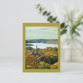 Carte Postale Ville sur la rivière (Debout devant)