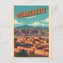 Ville vintage de Ouarzazate kasbah désert du Sahar