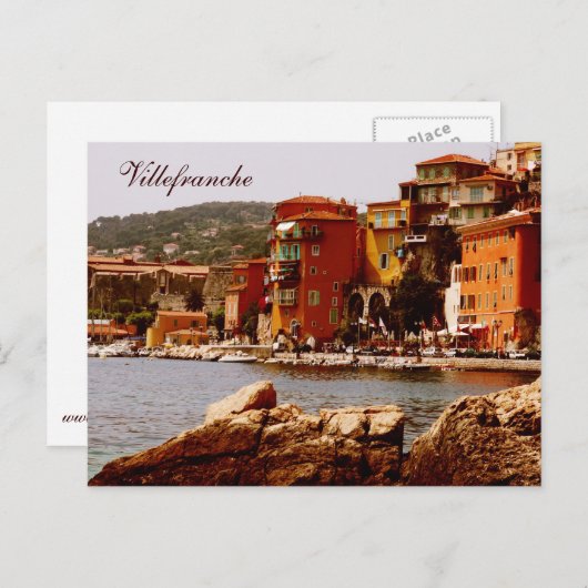 Carte Postale Villefranche, France (Devant / Derrière)