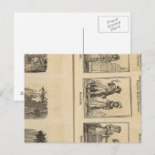 Carte Postale Villes, costumes (Devant / Derrière)