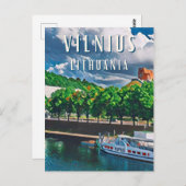 Carte Postale Vilnius, la perle de la Lituanie (Devant / Derrière)
