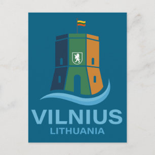 Carte Postale Vilnius Lituanie