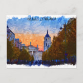 Carte Postale Vilnius Lituanie Panorama (Devant)