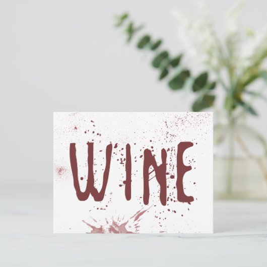 Carte Postale Vin (Debout devant)