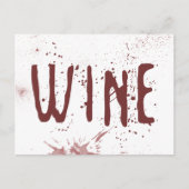 Carte Postale Vin (Devant)