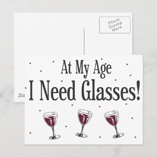 Carte Postale Vin (Devant / Derrière)