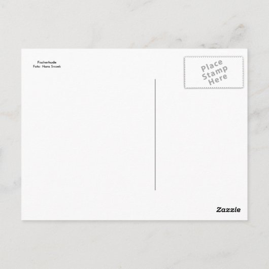 Carte Postale Vin à vent dann mal weg ! (Dos)