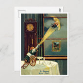 Carte Postale Vin Cork Atteindre la Lune (Devant / Derrière)