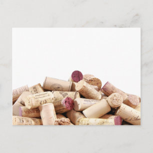 Carte postale Vin Corks