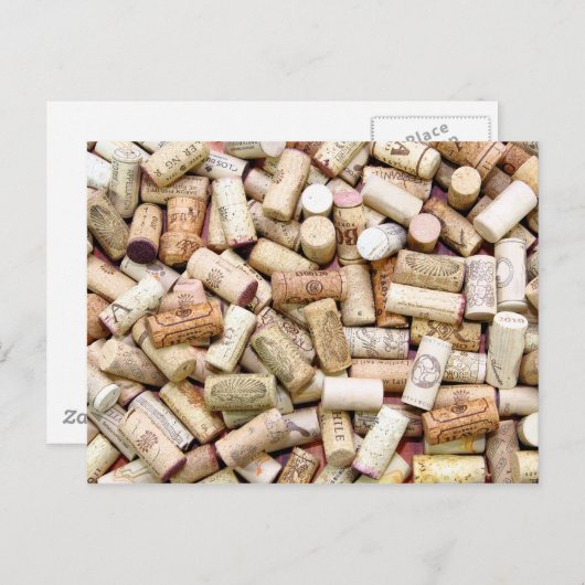 Carte postale Vin Corks (Devant / Derrière)
