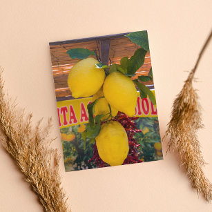 Carte Postale Vin De Citron À Positano Italie