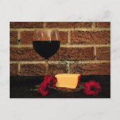 Carte Postale Vin et fromage (Devant)