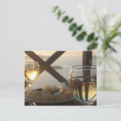 Carte Postale Vin et fromage (Debout devant)