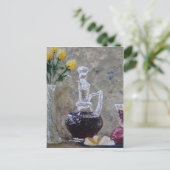 Carte Postale Vin et fromage (Debout devant)