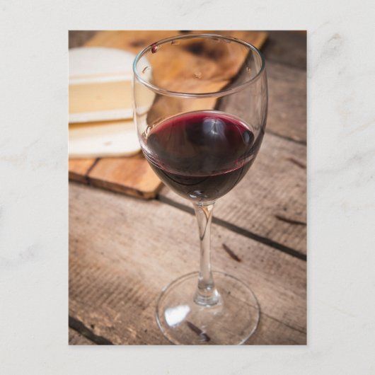 Carte Postale Vin et fromage (Devant)