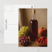 Carte Postale Vin fait maison (Devant / Derrière)